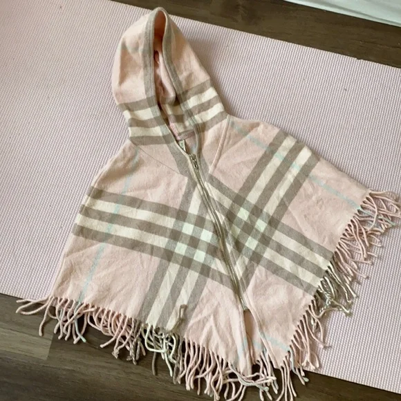 Burberry Jackets Coats Burberry Girls Wool Hooded Zipped